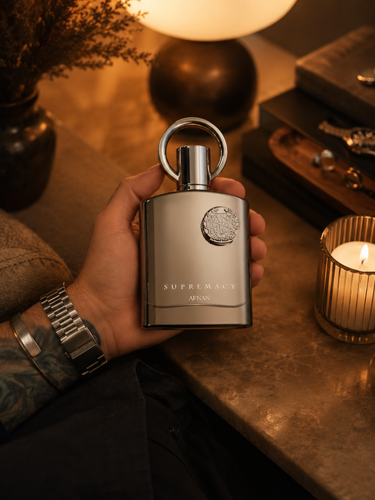 SUPREMACY SILVER 3.4 FL OZ EDP FOR MEN BY AFNAN