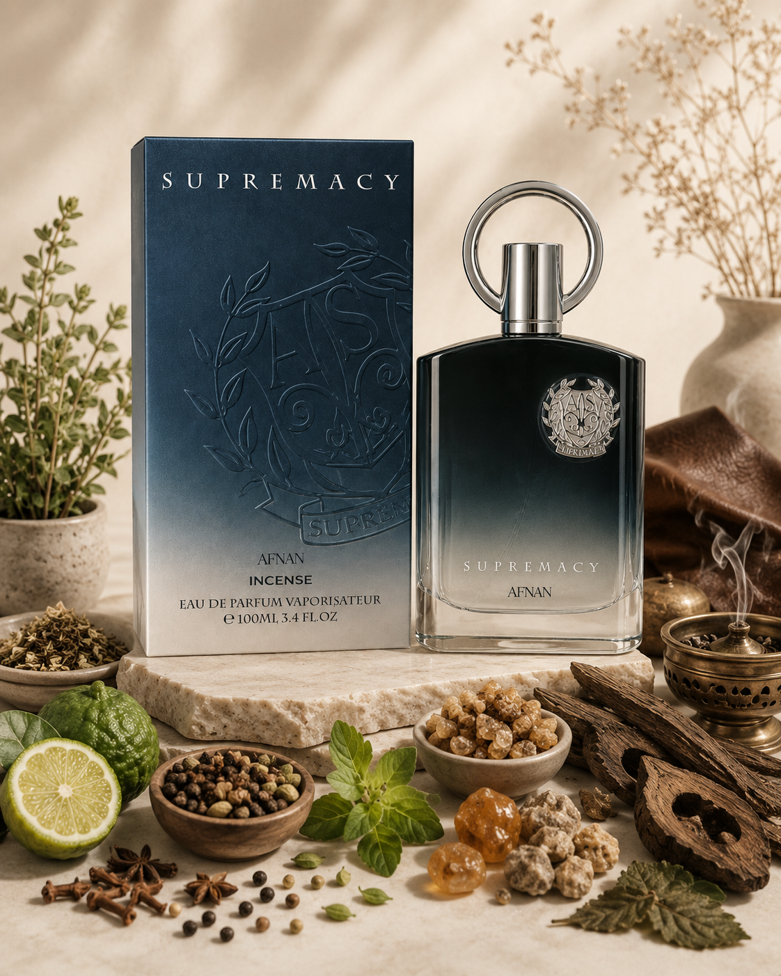 SUPREMACY INCENSE EDP MEN- 100 ML (3.40z) BY AFNAN